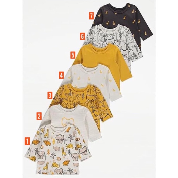 Áo thun thú George sz 6-24M