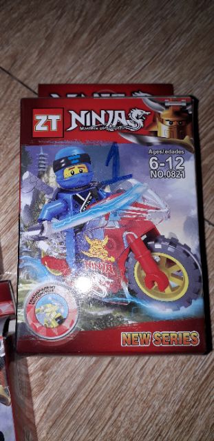 Lắp ráp 1hộp LegoNinjago Xe mô tô ZT0821 rất đẹp