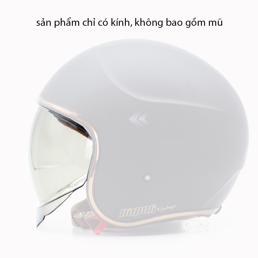 Kính thay thế mũ bảo hiểm kính âm Napoli N189