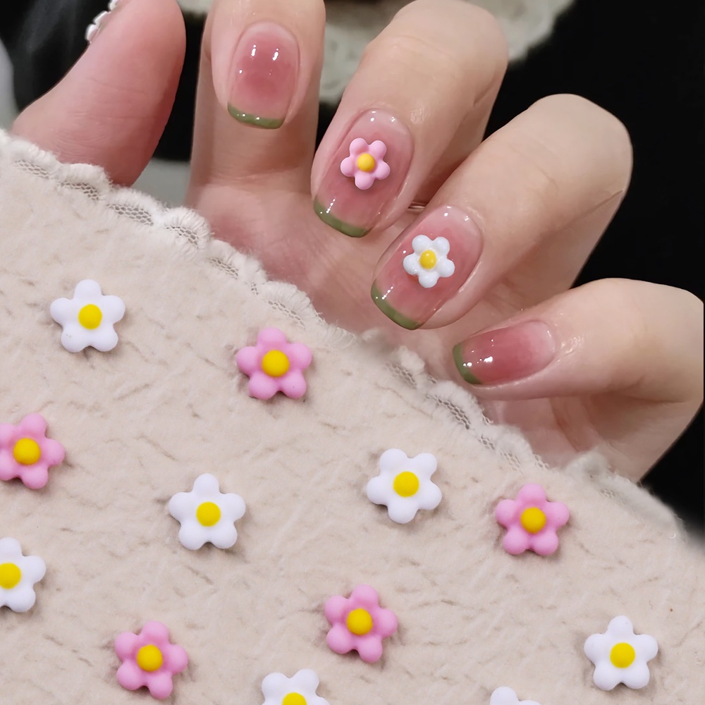 Miếng Dán Trang Trí Móng Tay Hình Hoa Hướng Dương Phong Cách Nhật Bản
