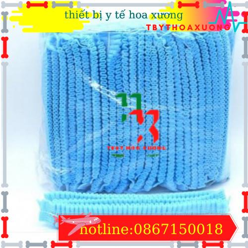 [Com Bo 10 Túi ] Mũ Giấy Trùm Tóc Dùng 1 Lần Túi 100 Chiếc