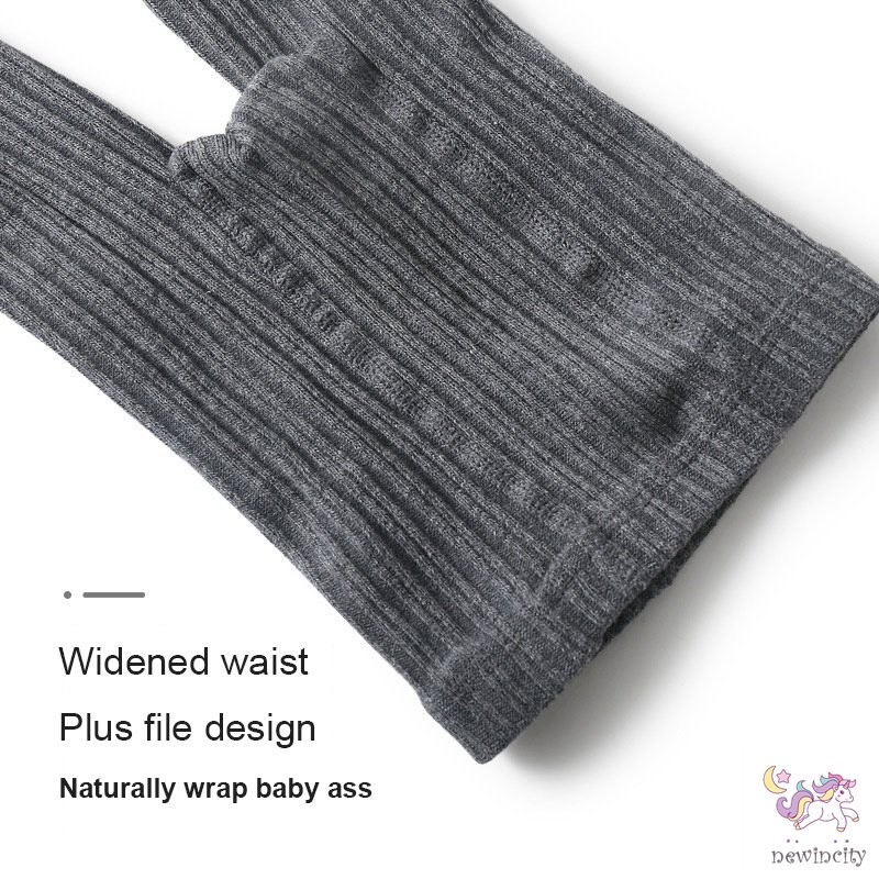 Quần Legging Dệt Kim Dáng Ôm Kiểu Hàn Quốc Thời Trang Mùa Thu Cho Bé Gái