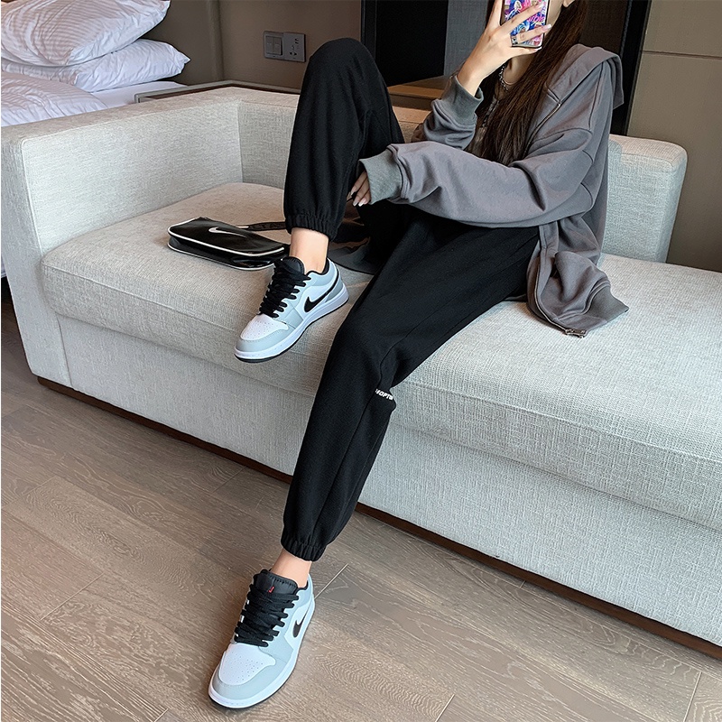 NRVP Quần Thể Thao Nữ Ống Rộng Thời Trang Hàn Quốc