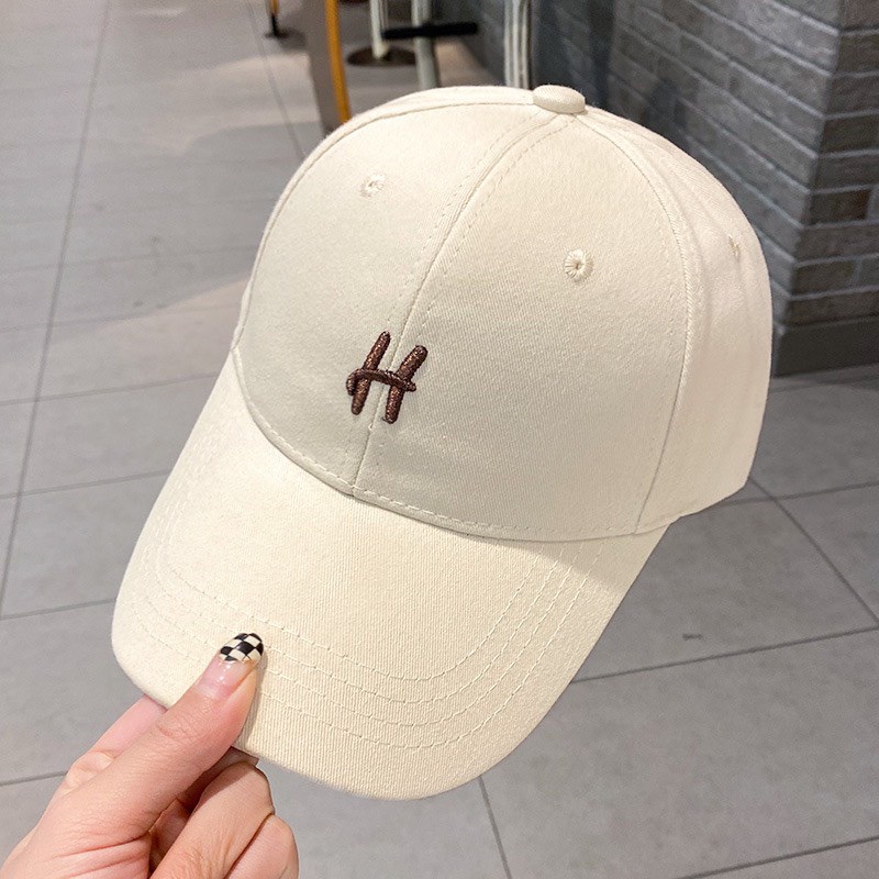 Nón thời trang lưỡi trai Unisex Nam nữ chữ H dáng hot trend sành điệu