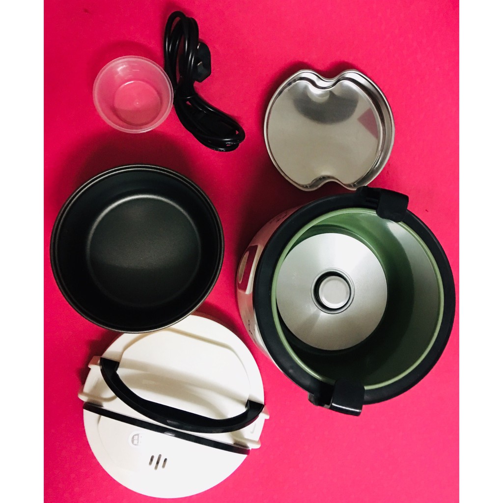 Nồi cơm điện mini KENLY có quai xách - Bảo hành 3 tháng | BigBuy360 - bigbuy360.vn