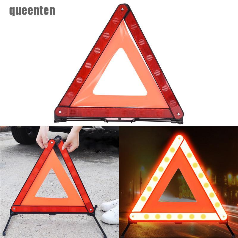 Biển báo nguy hiểm cầu cứu khẩn cấp hình tam giác phản quang an toàn cho xe hơi