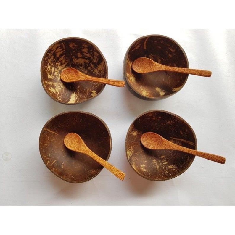 Tre tự nhiên- Bát gỗ dừa tự nhiên -Mây tre đan việt