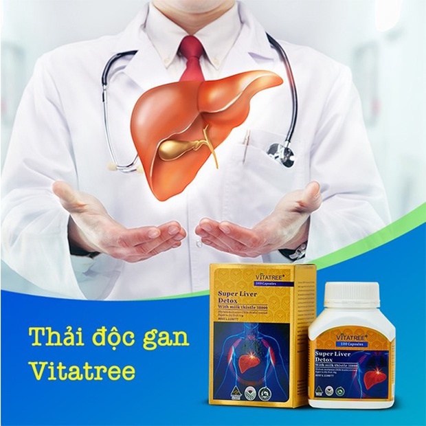 Vitatree Super Liver Detox – thải độc cho lá gan khỏe mạnh- 100 viên