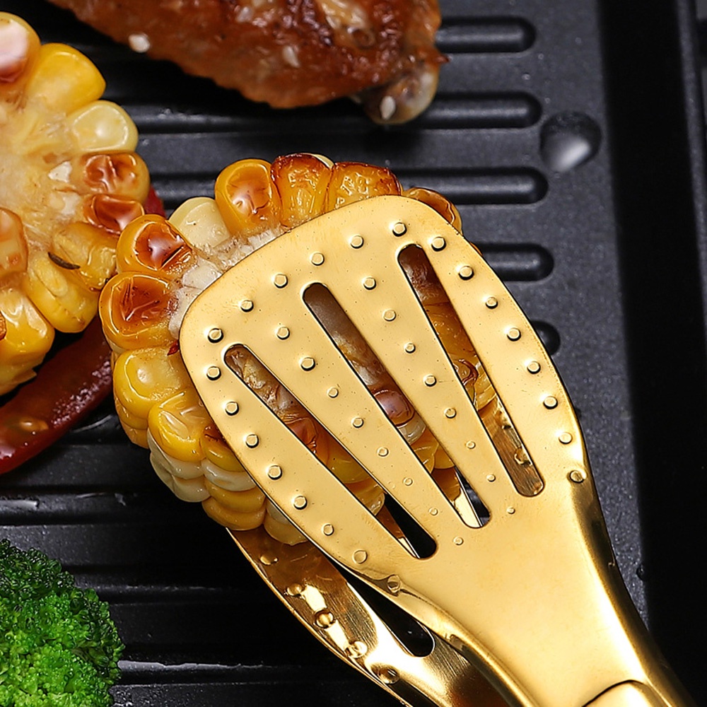 Epoch Kẹp Gắp Thức Ăn Bằng Thép Không Gỉ Chống Dính Nhiều Màu Tiện Dụng