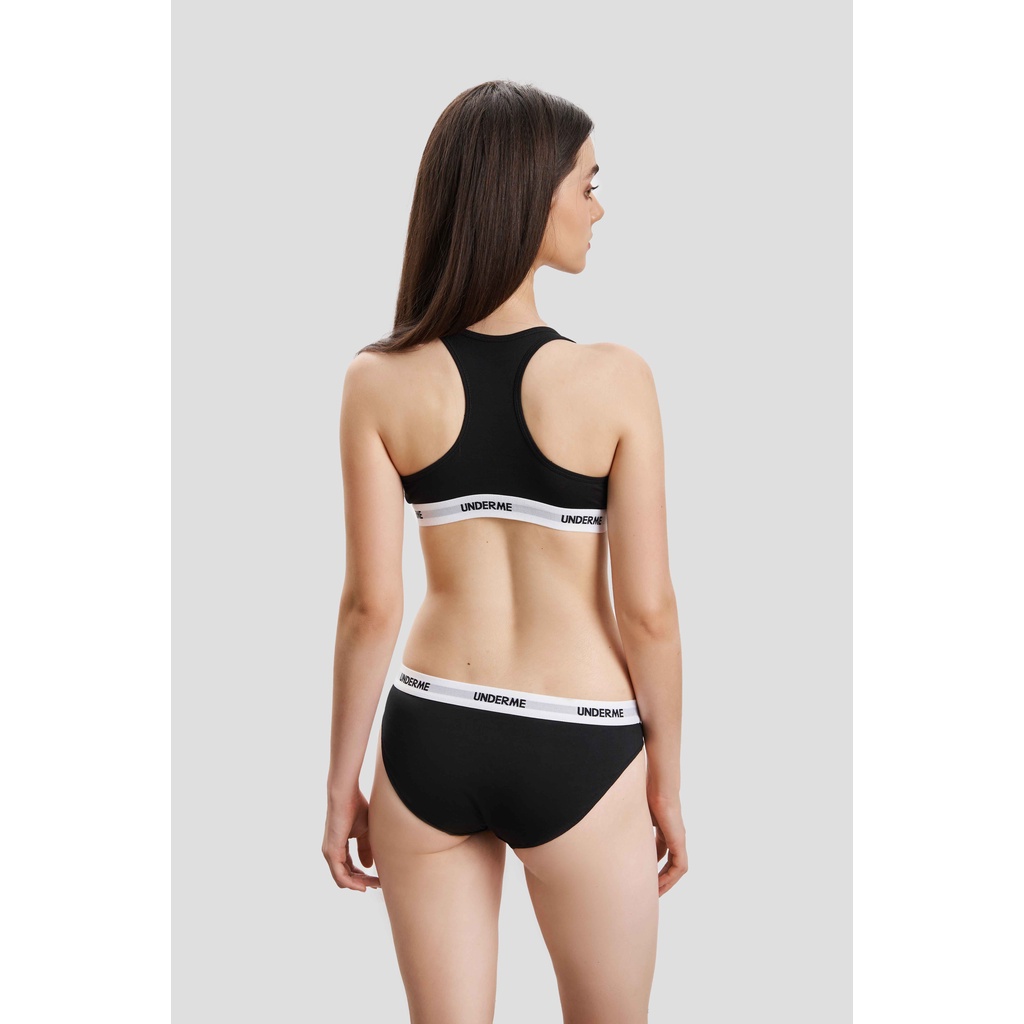 Quần lót nữ Cotton Underme dáng HIPSTER dáng hông xẻ cao chất liệu cotton thoáng mát - UDM006