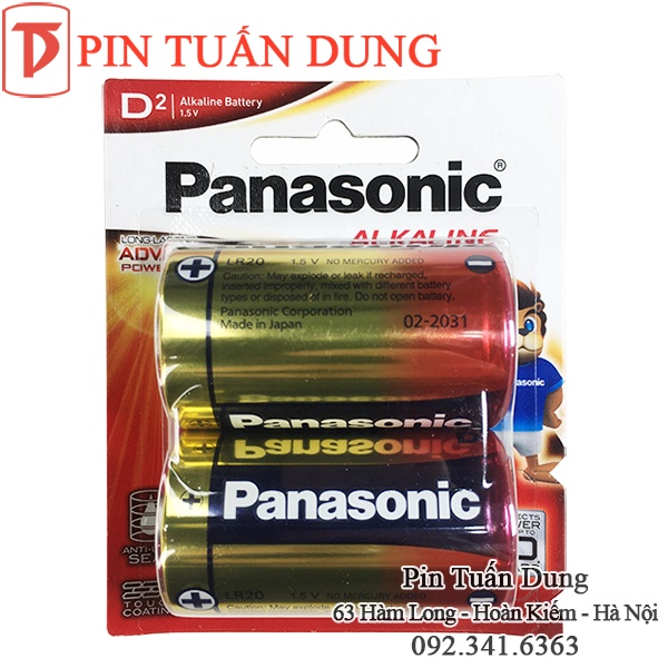 Pin đại Panasonic Alkaline Size D LR20