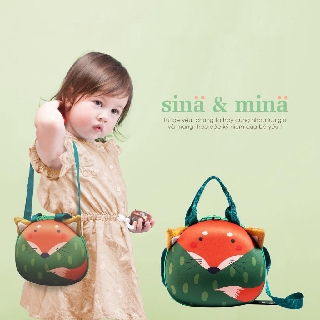 Túi Đeo chéo trẻ em Sina & Mina chống gù lưng của FARLIN - Cáo Lanh Lẹ