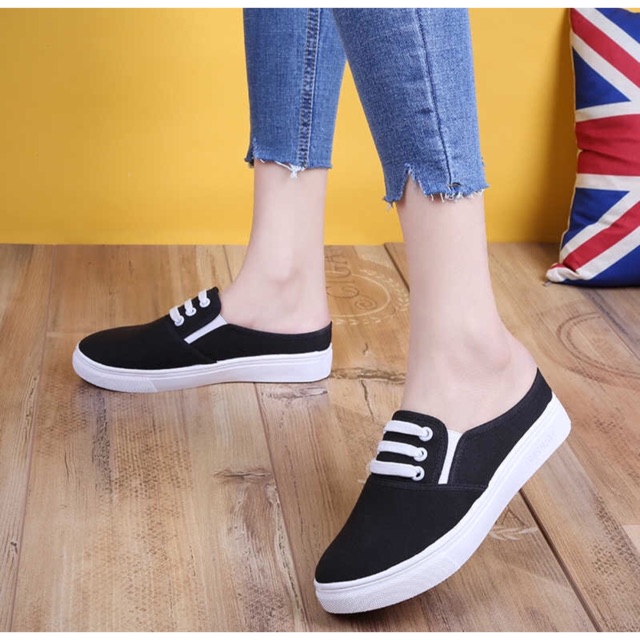 🌸Giày SLIP ON hở gót- hàng order