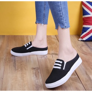 🌸giày slip on hở gót- hàng order
