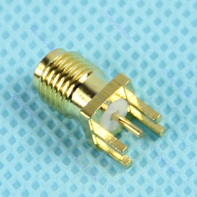 Nama Edge Mount PCB Nhận Diện RP SMA Đực Kết Nối
