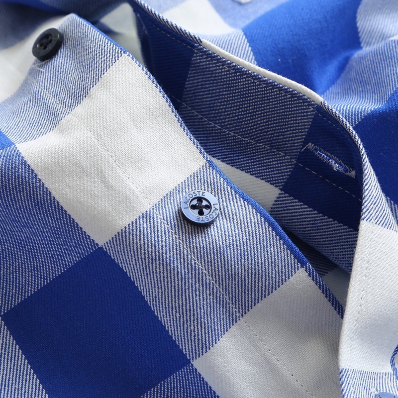 Áo sơ mi nam cotton dạ kẻ xuất dư SMLC01, áo sơ mi kẻ phong cách công sở lịch lãm, đẳng cấp doanh nhân mới nhất 2021.