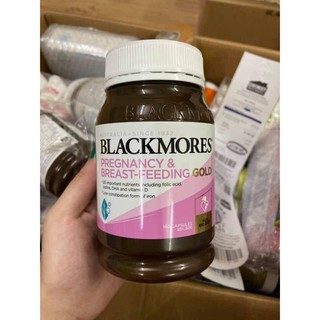 (Date 2025) Vitamin tổng hợp Blackmores Pregnancy & Breast Feeding Gold cho mẹ bầu, 180 viên, mẫu mới