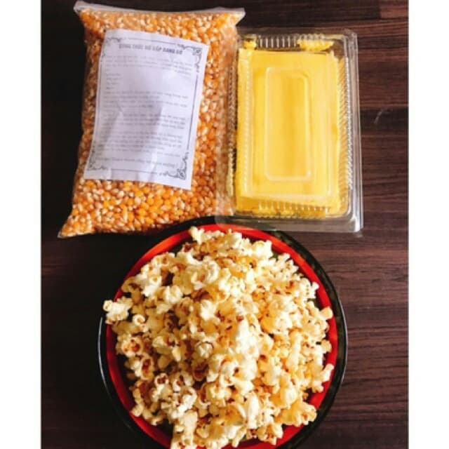 COMBO 3kg BẮP MỸ SẤY KHÔ - dùng làm bắp rang bơ