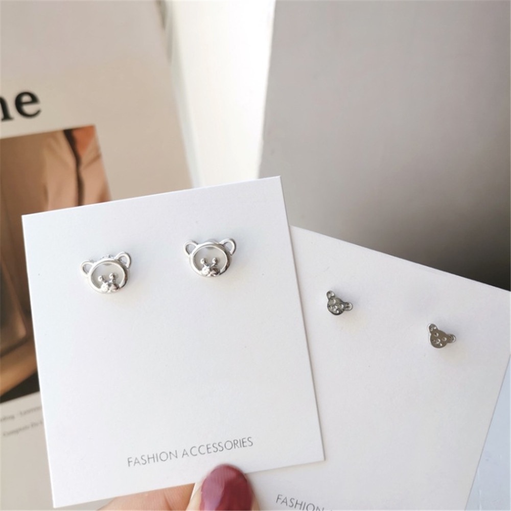 Khuyên tai hình chú gấu mini dễ thương dành cho nữ