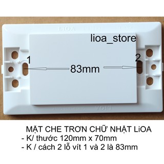 MẶT CHE TRƠN CHỮ NHẬT LiOA.