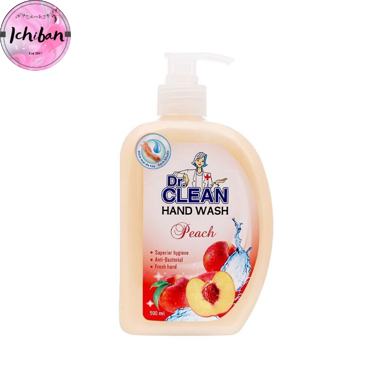 (TẶNG KHĂN ƯỚT 20 TỜ) Sữa Rửa Tay Sạch Khuẩn Dr.Clean 500g