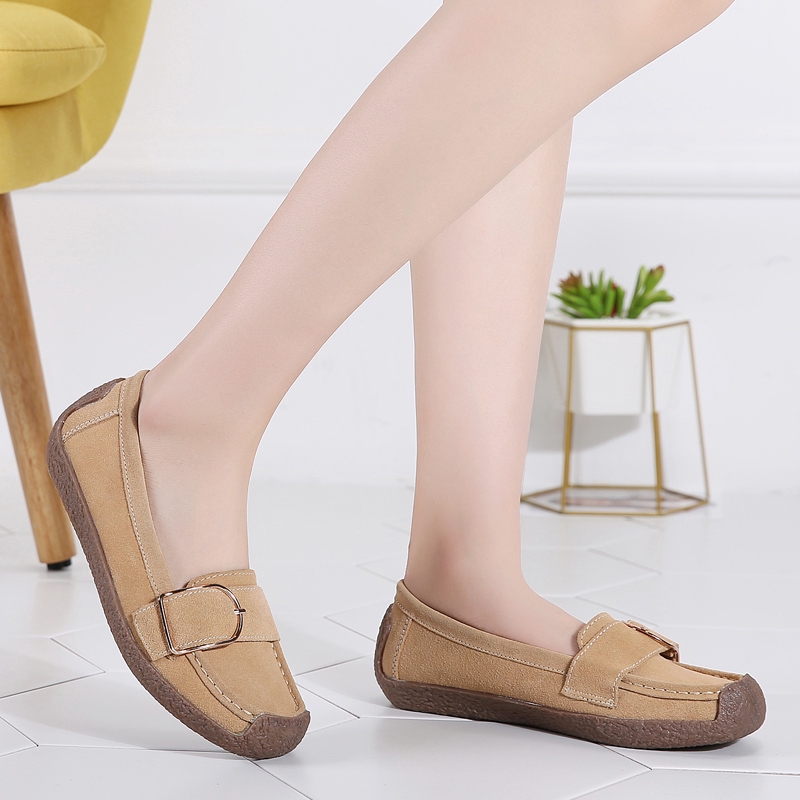 Giày da lười YOZOH phong cách thời trang cho nữ kích thước 35-42 | BigBuy360 - bigbuy360.vn