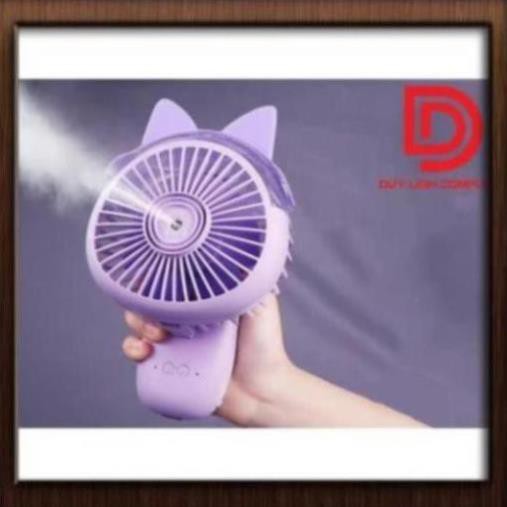 . 0 Quạt cầm tay phun sương mini tích hợp pin sạc dự phòng A99.