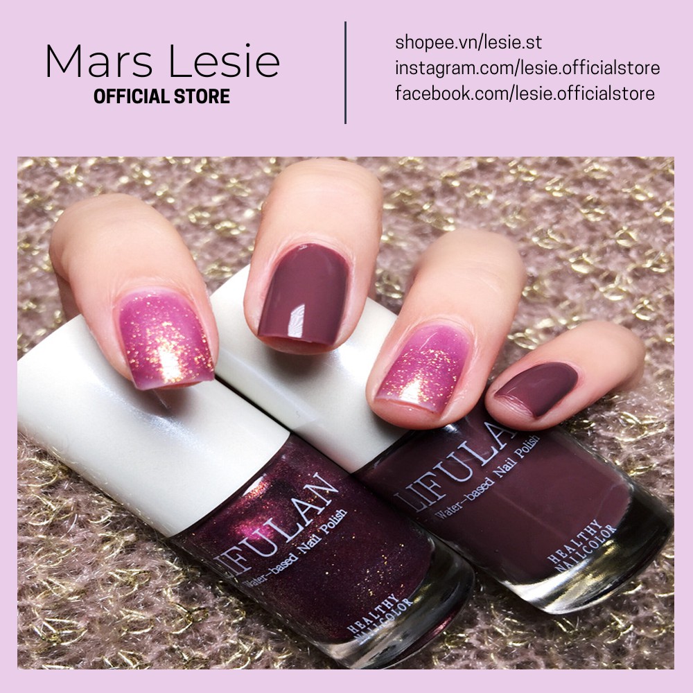 Sơn móng tay trơn Lifulan 8ml - LESIE STORE