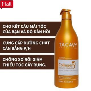 Cặp dầu gội xả TACAVY Collagen 1000ML PHỤC HỒI TÓC HƯ TỔN, KHÔ XƠ GÃY RỤNG HÀNG CHÍNH HÃNG _Shopee Mall _Shopee Mall