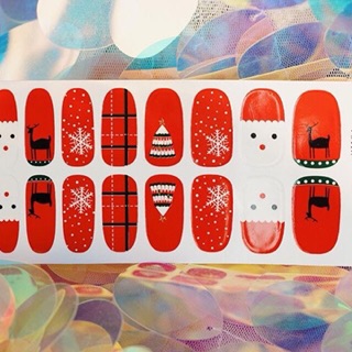 Nail Wraps (Dán móng tay) Christmas Noel