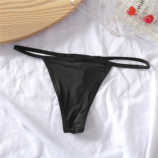 Quần lót lọt khe nữ chất liệu cotton cao cấp màu đen A000