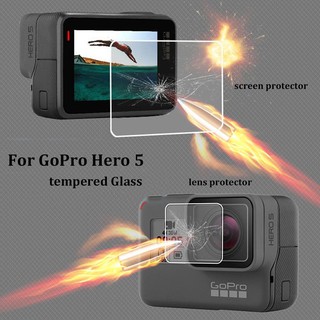 Bộ Kính Cường Lực Bảo Vệ Màn Hình Cho Máy Ảnh gopro hero 5