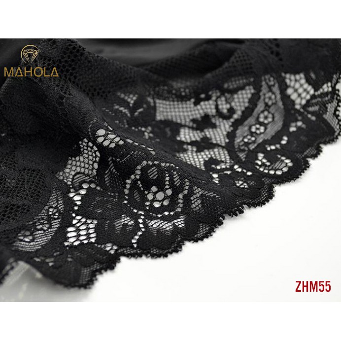 Áo lót ren có mút đệm ngực màu trơn dành cho nữ_Mahola_ZHM55