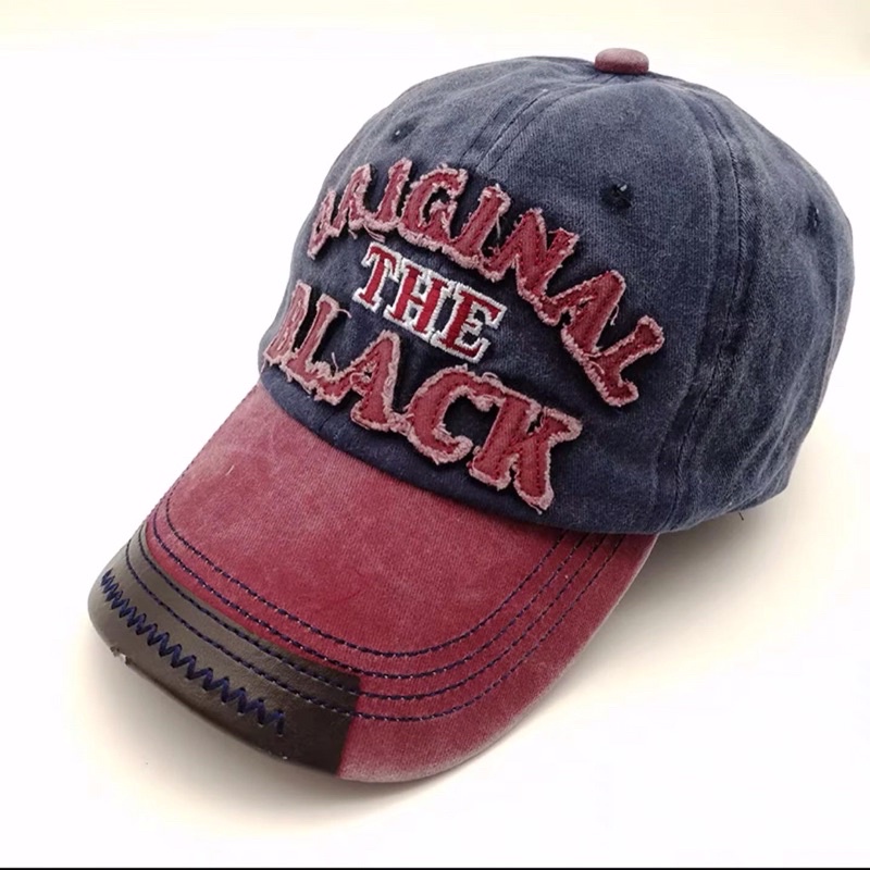 Mũ lưỡi trai thêu hình, nón đội đầu cổ điển phong cách Gothic Punk Y2k cho nam nữ