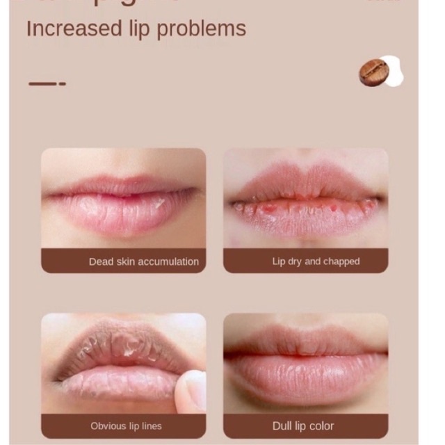 Tẩy tế bào chết môi Coffee Lip Scrub 15g dưỡng ẩm NAVI