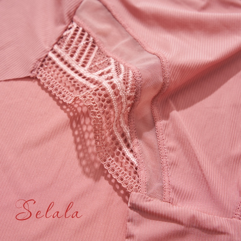Quần Lót Su Selala Phối Ren Cạp Vừa Thông Thoáng Co Giãn 4 Chiều QS23