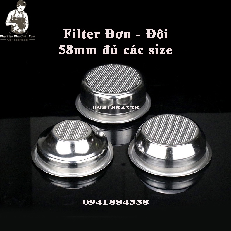 Basket 58mm - Giỏ Lọc 58mm - Phụ Kiện Máy Pha Cafe