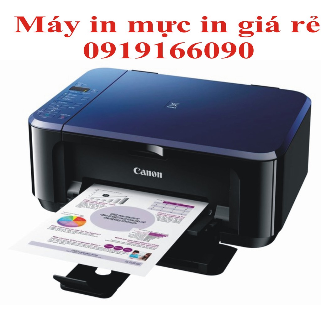 Máy in màu đa năng Canon Pixma E560 in màu-photo-scan-wifi-in 2 mặt