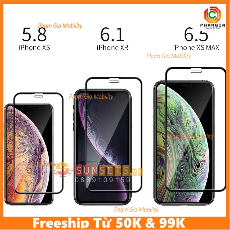 Kính cường lực iPhone XS Max