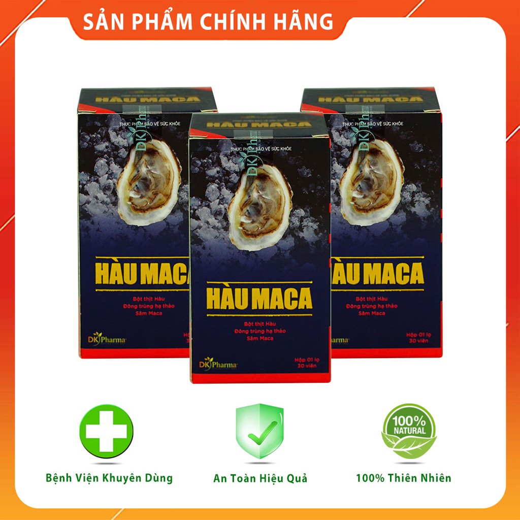 Viên bổ thận tráng dương DK Pharma Hàu Maca 30 viên