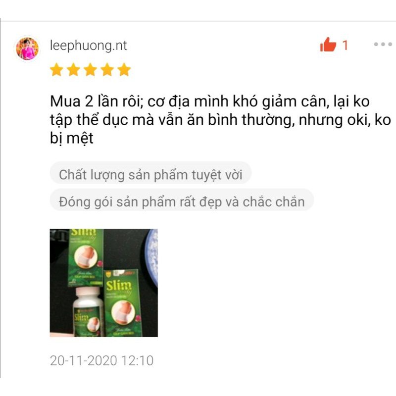 Viên Giảm Cân Slimbody  Học Viện Quân Y