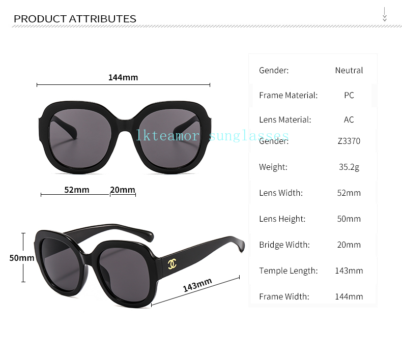 Kính Mát Gọng Tròn Phong Cách Retro Âu Mỹ