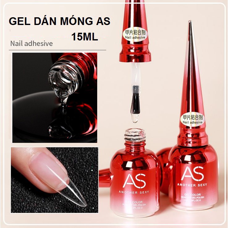 GEL GẮN MÓNG AS VỎ ĐỎ CHÍNH HÃNG ( Nail Adhesive )