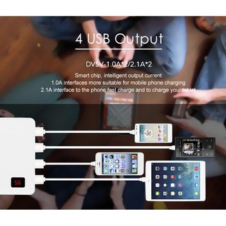 Pin Dự Phòng Proda Notebook 30000mah 4 cổng USB PP-N3