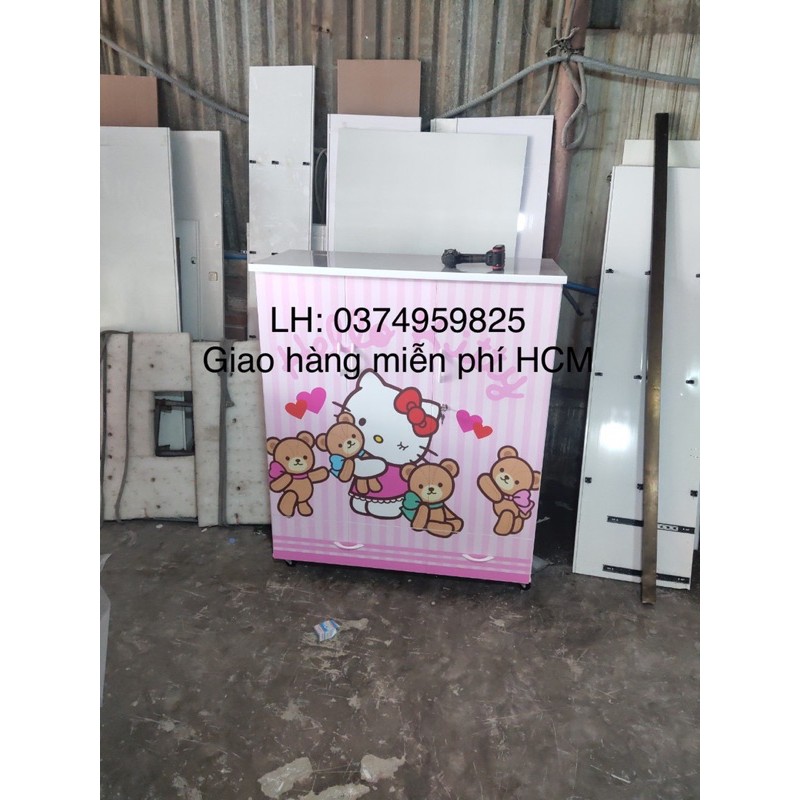 tủ nhựa Đài Loan 2 cánh 5 hộc in 3D | BigBuy360 - bigbuy360.vn