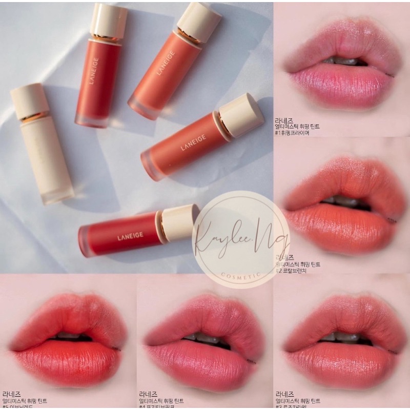 SON KEM LỲ CỦA L.A.N.E.I.G.E ULTIMISTIC WHIPPING / AQUA TINT