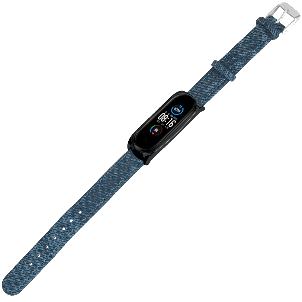 Dây Đeo Da Kiểu Dáng Thời Trang Dành Cho Đồng Hồ Thông Minh Xiaomi Mi Band 6 5 Mi 5 Nfc Mi Band 4 3