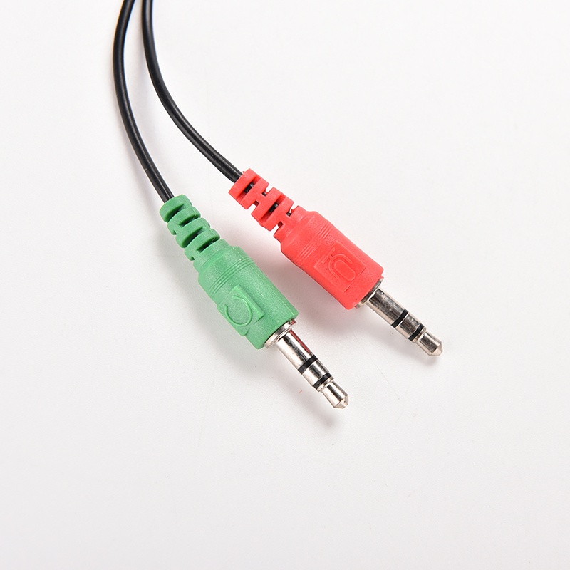 Dây Cáp Âm Thanh Chia 2 Cổng 3.5mm Female Sang 2 Dual Male