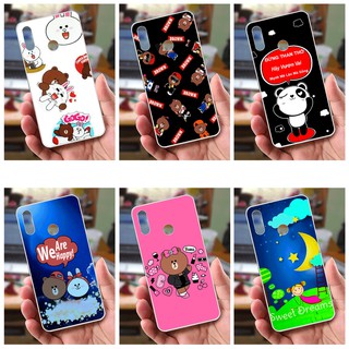 Ốp lưng Huawei Nova 3i (dẻo viền trắng trong) - Hình Cartoon