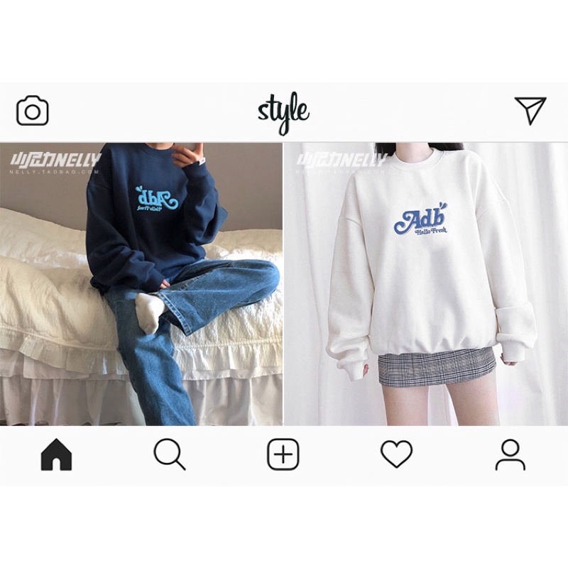 Áo sweater nelly heybig sale (có sẵn) adb